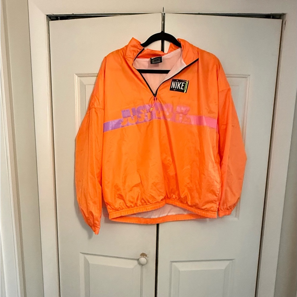 Nike Mesh Jacket with Orange Lining